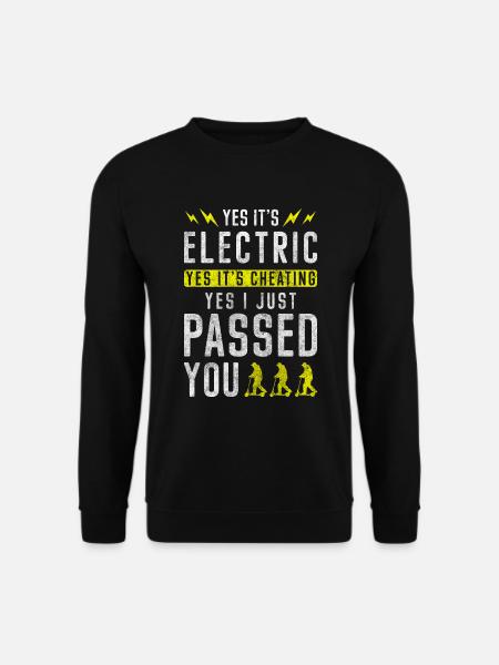 Rollerfahrer City Tuning Racer - Unisex Pullover - Schwarz
