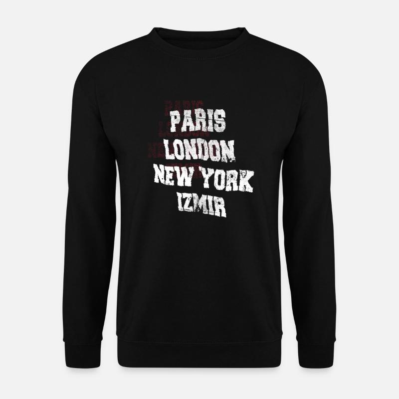 Izmir Stadt - Unisex Pullover - Schwarz