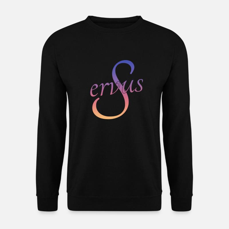 Servus servus - Unisex Pullover - Schwarz