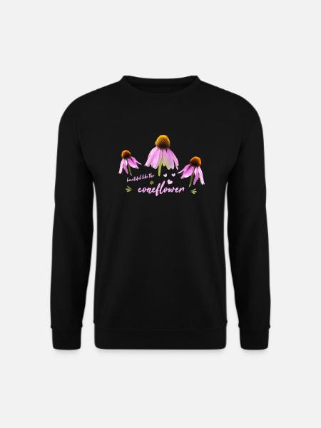 Coneflower Sonnenhut - Unisex Sweatshirt - black