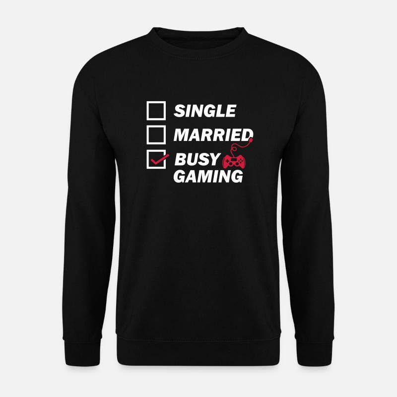 Jeu occupé - Sweat-shirt Unisexe - noir