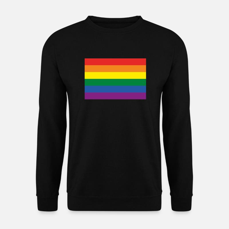LGBT-Flagge - Gay Pride-Flagge - Unisex Pullover - Schwarz