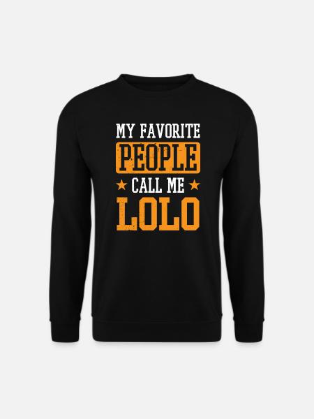 Hommes Fête des Pères Gramps Mes gens préférés Appellent - Sweat-shirt Unisexe - noir
