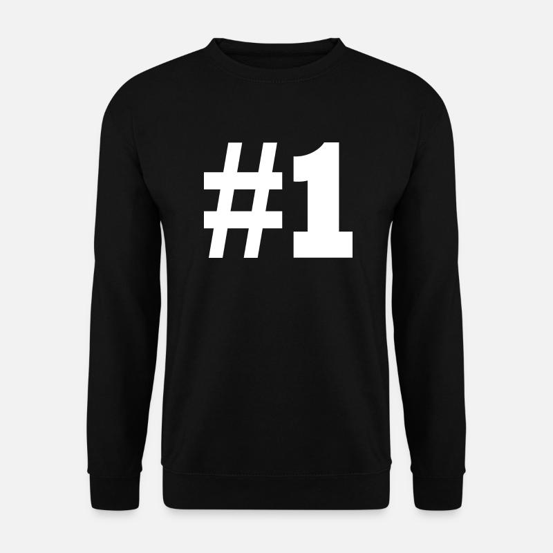 #1 - Unisex Pullover - Schwarz