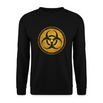 Biohazard - Unisex Sweatshirt - black - Front - Alina (178cm) & Michal (187cm)
