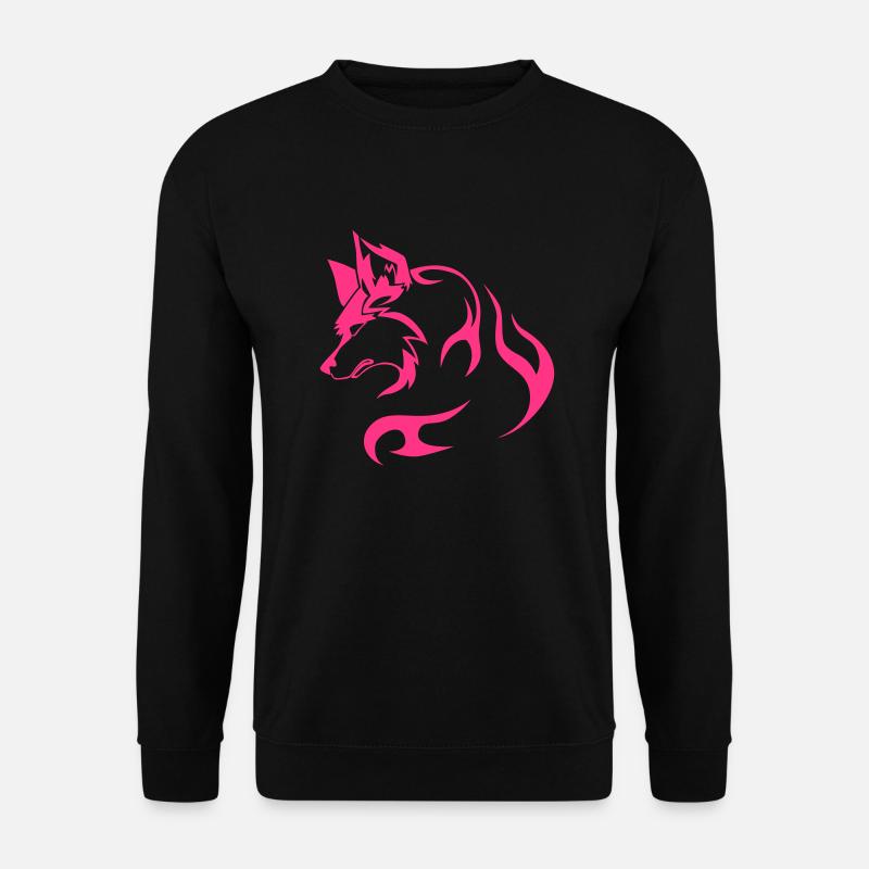 Tribal Wolf - Unisex Pullover - Schwarz
