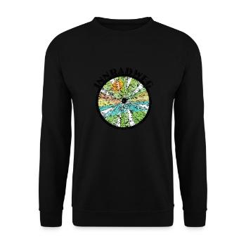 Innradweg - Unisex Pullover - Schwarz - Vorne - Alina (178cm) & Michal (187cm)