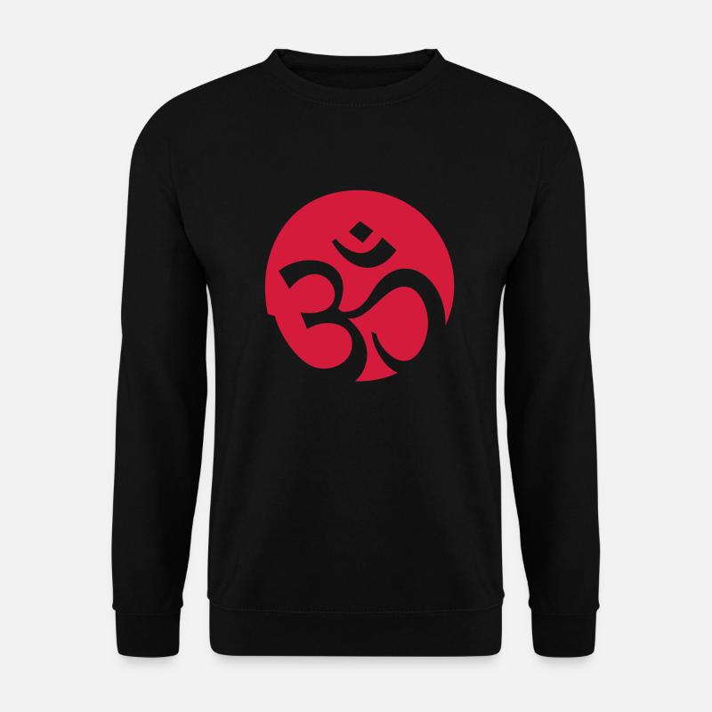 OM Zeichen yoga meditation symbol - Unisex Pullover - Schwarz
