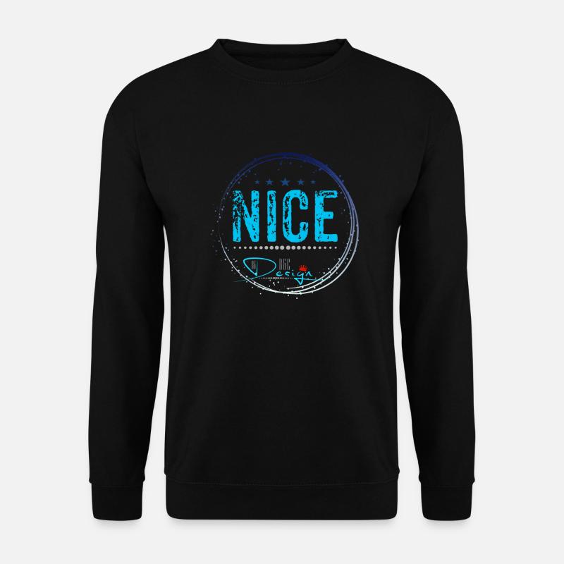 nice nice - Sweat-shirt Unisexe - noir