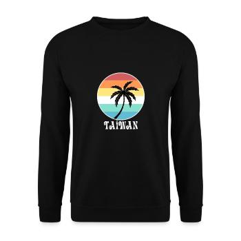 Taiwan - Unisex Sweatshirt - black - Front - Alina (178cm) & Michal (187cm)