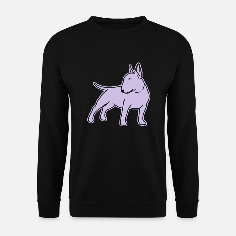 Bull Terrier cn_single_1c_4dark - Unisex Sweatshirt - black