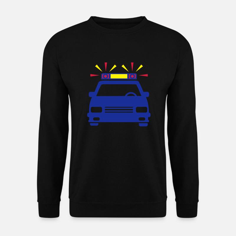 police__1f3 - Unisex Pullover - Schwarz
