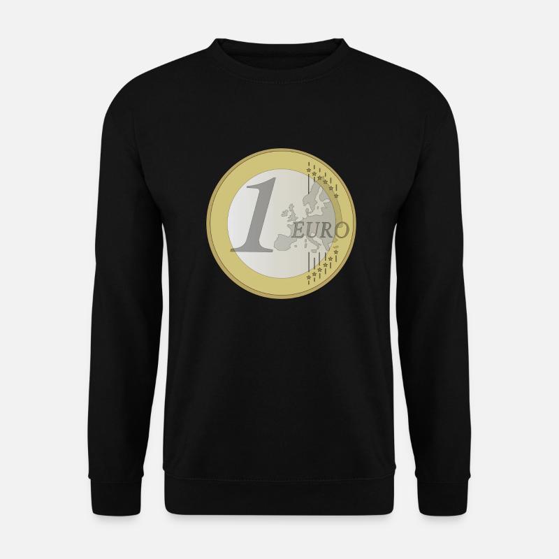 Münze - Unisex Pullover - Schwarz