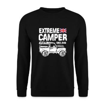 Defender Extreme Camper - Sweat-shirt Unisexe - noir - Devant - Alina (178cm) & Michal (187cm)