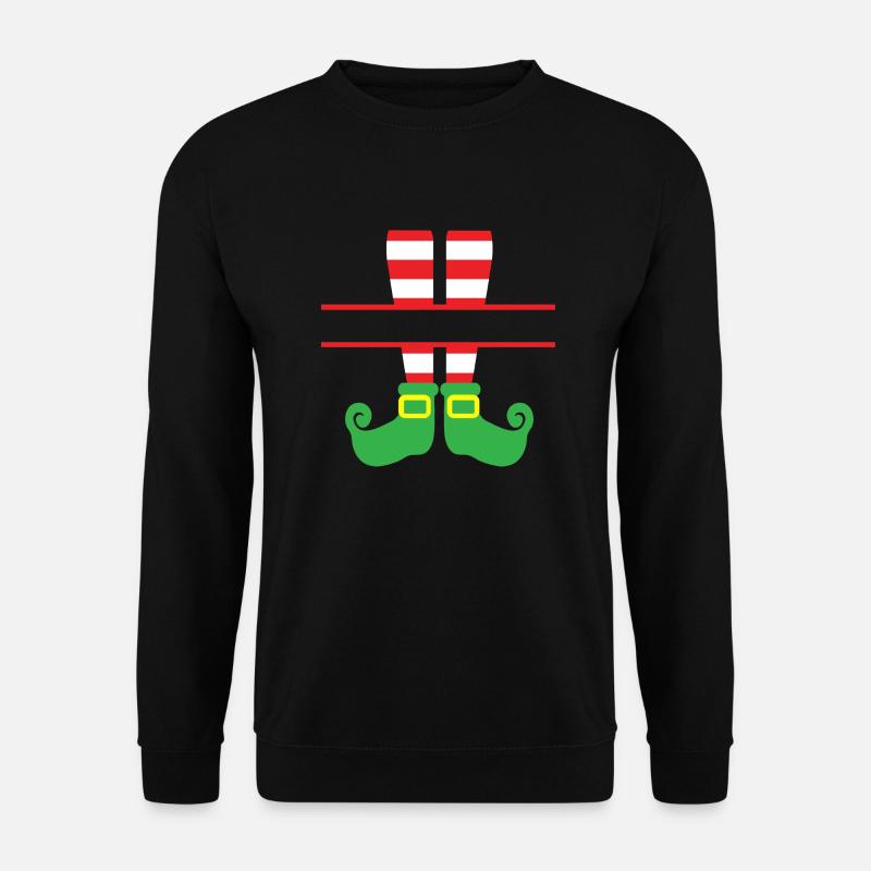 Weihnachtselfenbeinkostüm - Unisex Pullover - Schwarz