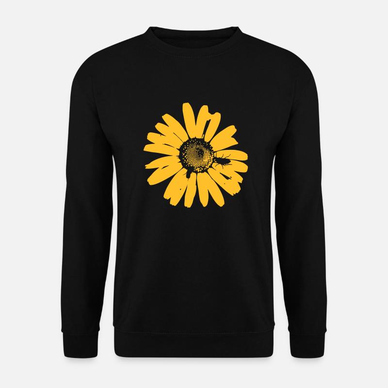 Blume - Unisex Pullover - Schwarz