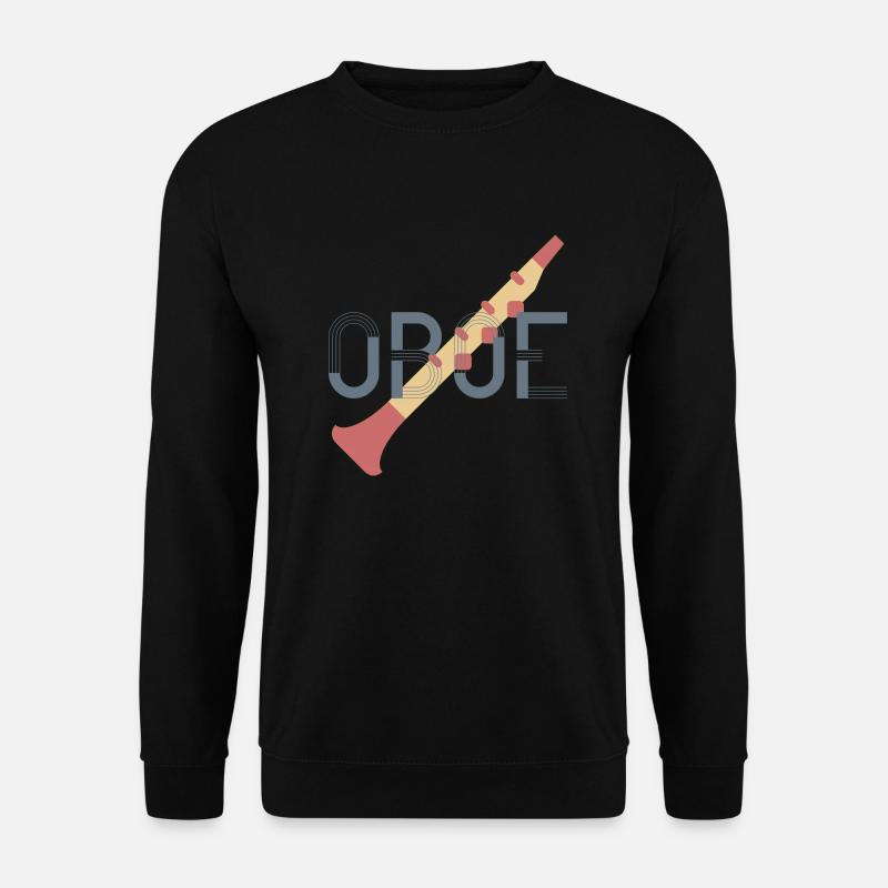 Oboe - Unisex Pullover - Schwarz