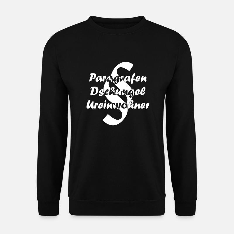 Paragraf Dschungel Ureinwohner - Unisex Pullover - Schwarz