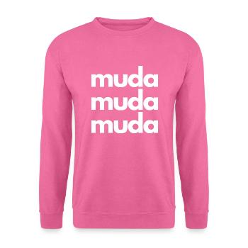 MUDA MUDA Dio's quote from Jojo's anime - Unisex Sweatshirt - pink - Front