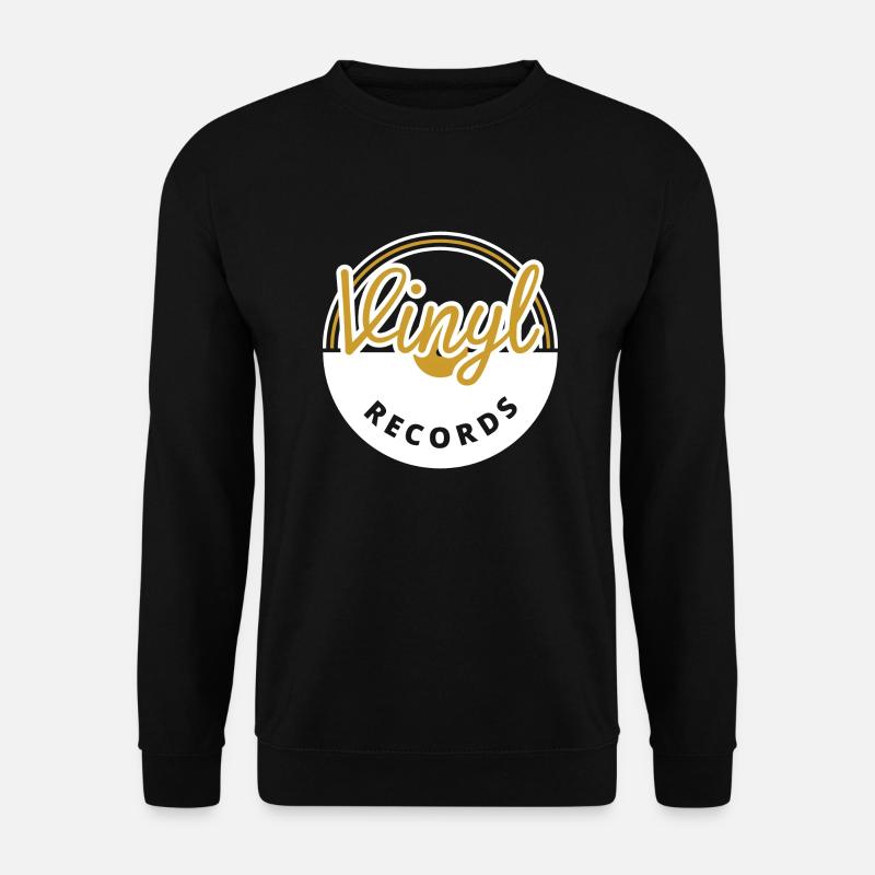 Schallplatten - Unisex Pullover - Schwarz
