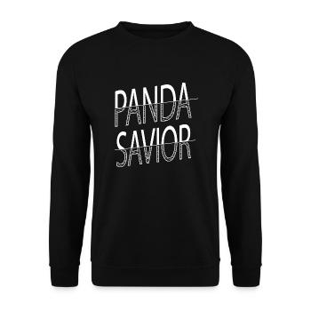 animals animal lover joke animal cruelty vegan - Unisex Pullover - Schwarz - Vorne - Alina (178cm) & Michal (187cm)