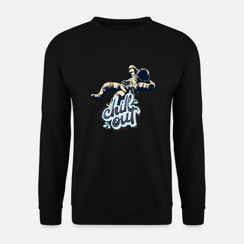 Astronaute effrayant - Sweat-shirt Unisexe - noir