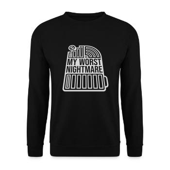 Mauvais mon pire cauchemar - Sweat-shirt Unisexe - noir - Devant - Alina (178cm) & Michal (187cm)
