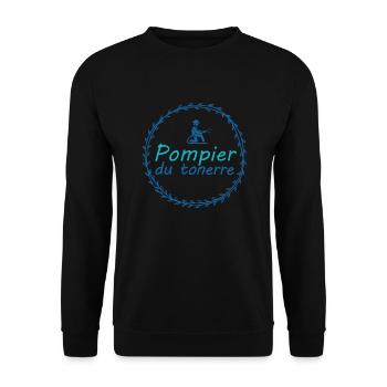 Tshirt homme Sleuth - Sweat-shirt Unisexe - noir - Devant - Alina (178cm) & Michal (187cm)