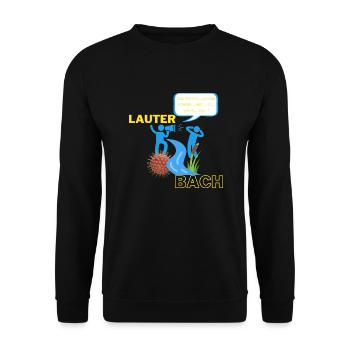 Lauter Bach - Unisex Pullover - Schwarz - Vorne - Alina (178cm) & Michal (187cm)