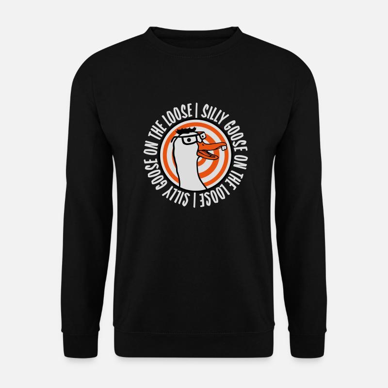 goose on the loose - Unisex Sweatshirt - black
