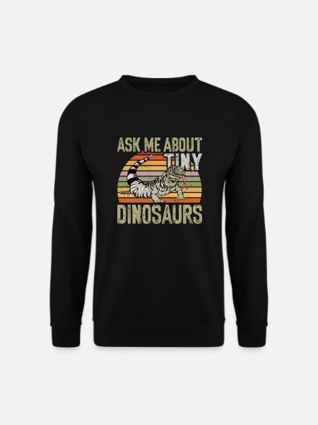 Tegu Lizard Reptile Herpetologist - Unisex Sweatshirt - black