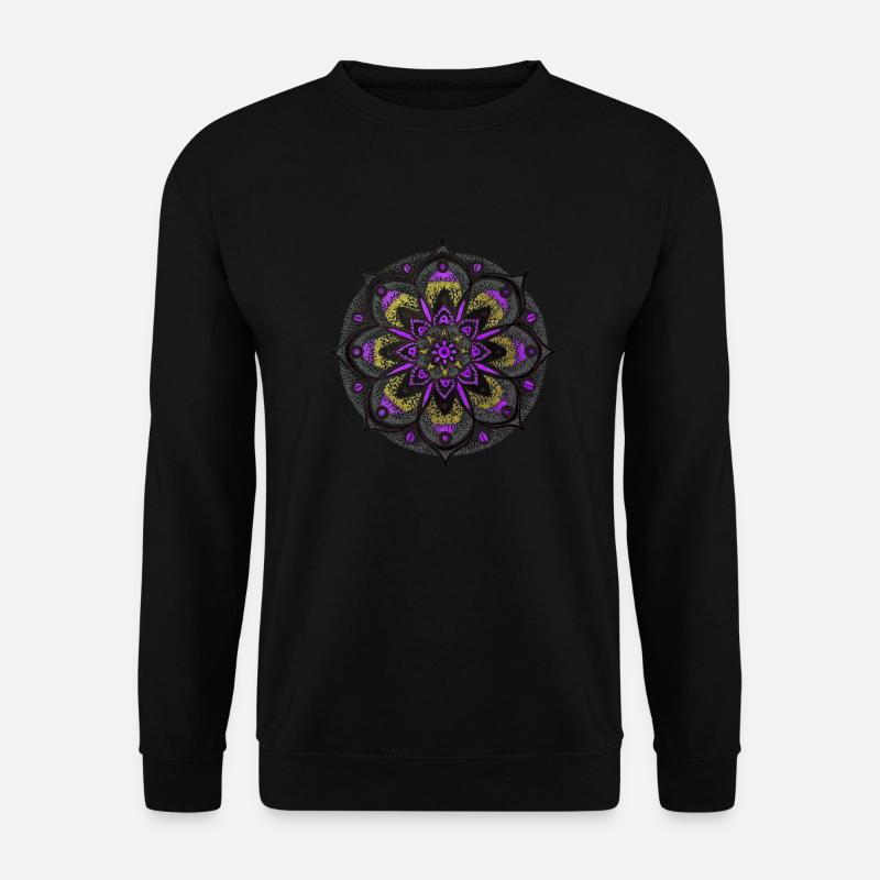Mandala - Unisex Pullover - Schwarz
