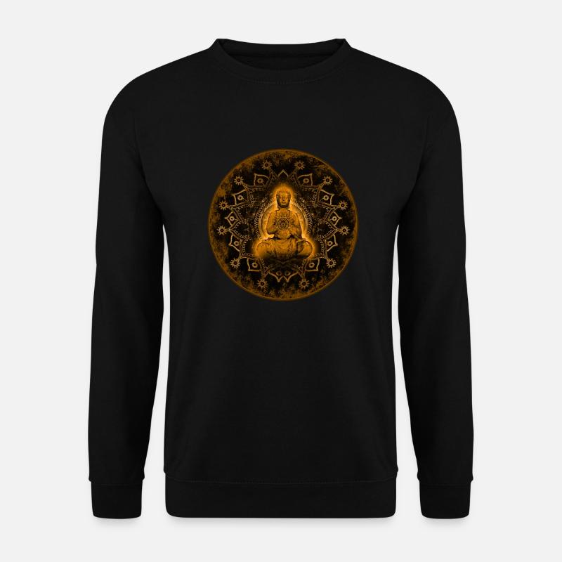 Buddha - Unisex Pullover - Schwarz