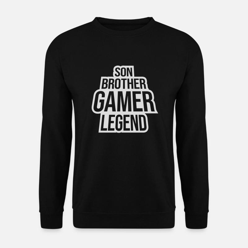 Son Brother Gamer Legend - Unisex Sweatshirt - black