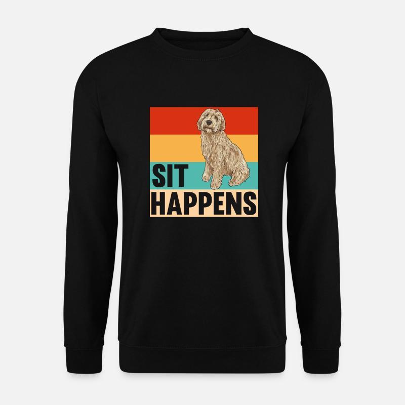 Labradoodle Dog - Unisex Sweatshirt - black