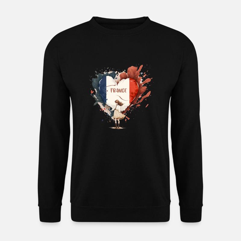 LIEBE FRANZÖSISCH - Unisex Pullover - Schwarz