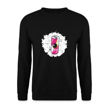 Creativity drink MBP - Unisex Sweatshirt - black - Front - Alina (178cm) & Michal (187cm)
