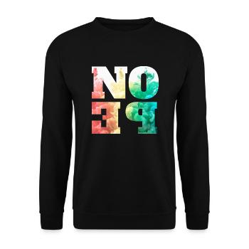 NOPE - ne soyez pas un béni-oui-oui! - Sweat-shirt Unisexe - noir - Devant - Alina (178cm) & Michal (187cm)