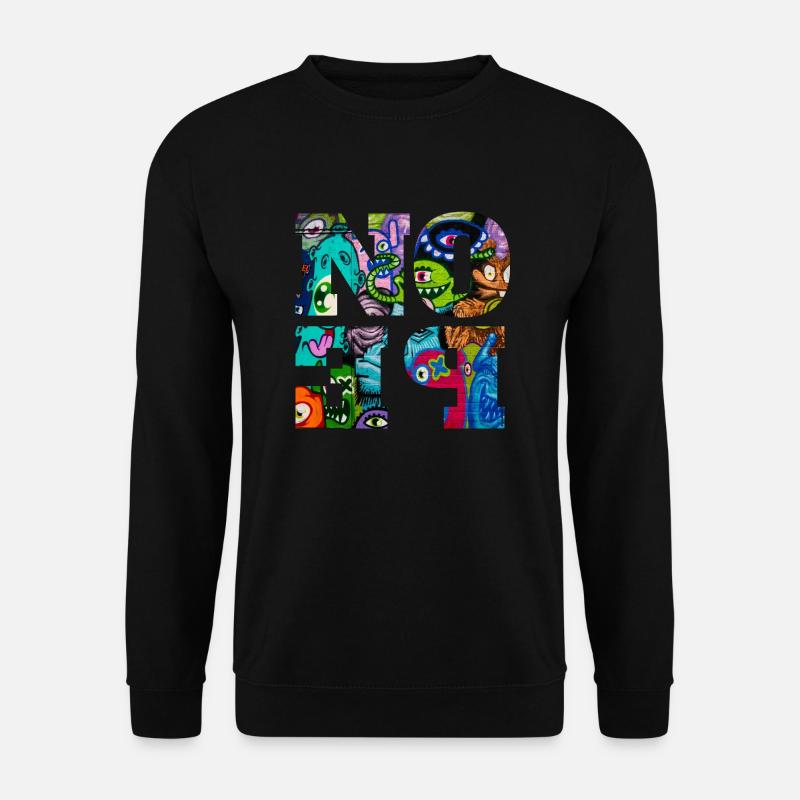 NOPE - sei kein ja-Sager! - Sweat-shirt Unisexe - noir