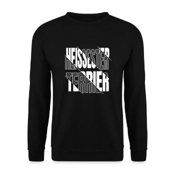 lustig geschenk statement bachhund zitat pudel - Unisex Pullover - Schwarz - Vorne - Alina (178cm) & Michal (187cm)