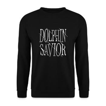 animal animal shelter animal lover - Unisex Pullover - Schwarz - Vorne - Alina (178cm) & Michal (187cm)