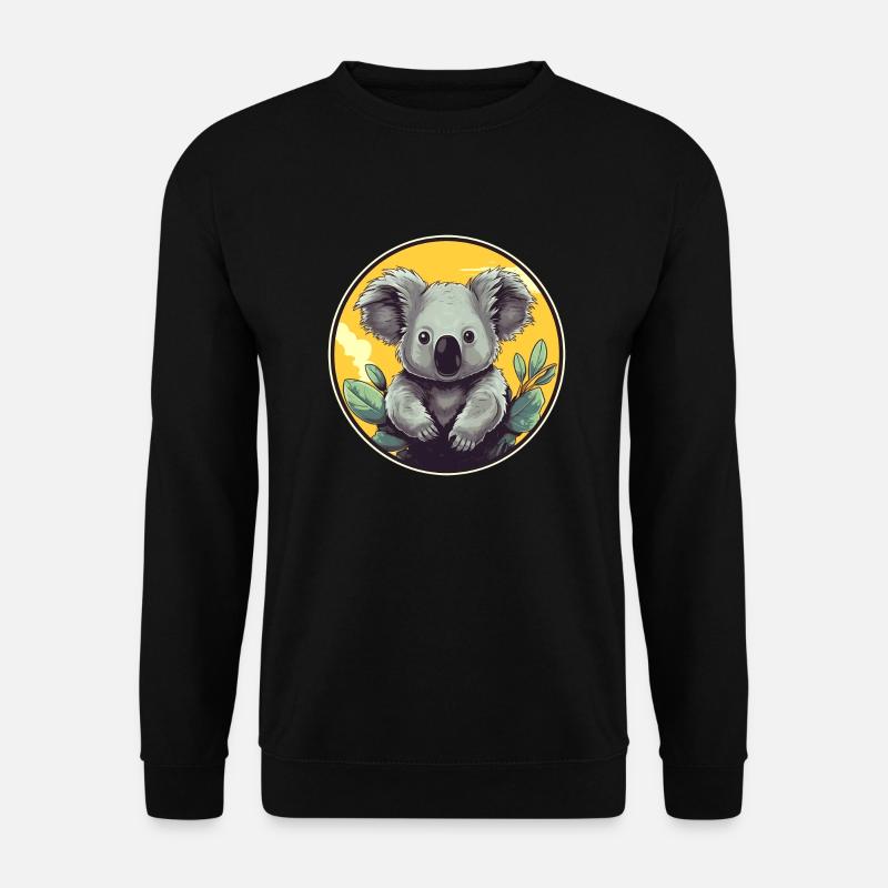 Süßer Koala - Unisex Pullover - Schwarz