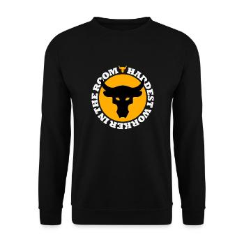 Project Rock - Unisex Sweatshirt - black - Front - Alina (178cm) & Michal (187cm)