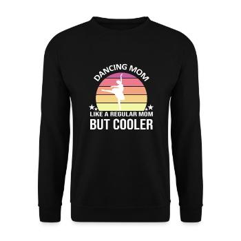 Dancing Dance Music - Unisex Sweatshirt - black - Front - Alina (178cm) & Michal (187cm)