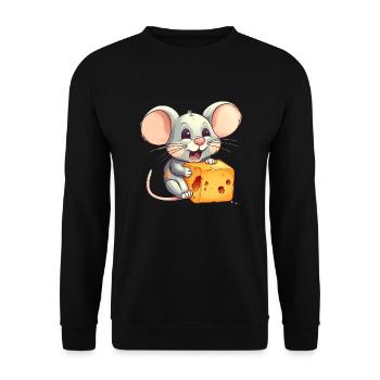 Mighty Mice Adventures of a Cartoon Rodent 2 - Unisex Sweatshirt - black - Front - Alina (178cm) & Michal (187cm)