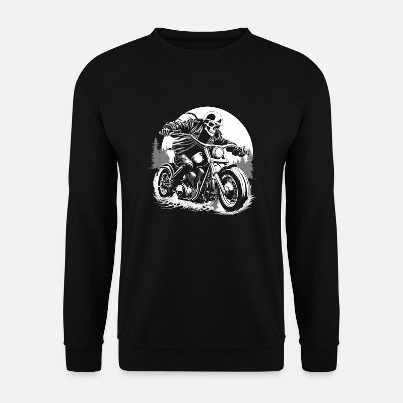 Fahrt mit dem Mond - Unisex Pullover - Schwarz
