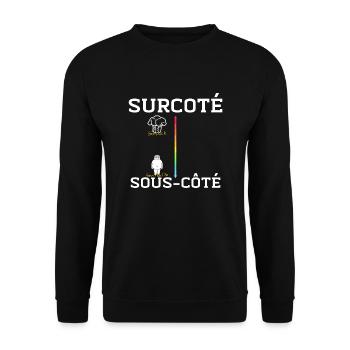 Surcoté Six pack Sous côté Six MacDo - Sweat-shirt Unisexe - noir - Devant - Alina (178cm) & Michal (187cm)
