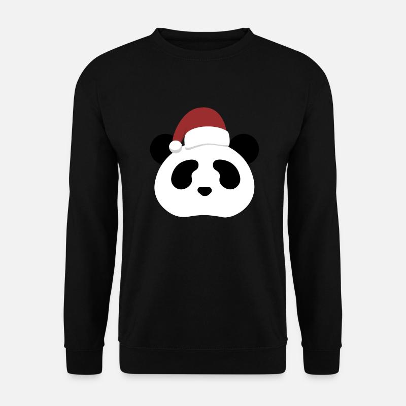 Panda Bear- Christmas Edition - Unisex Sweatshirt - black