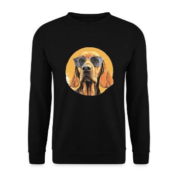 Limier - Sweat-shirt Unisexe - noir - Devant - Alina (178cm) & Michal (187cm)