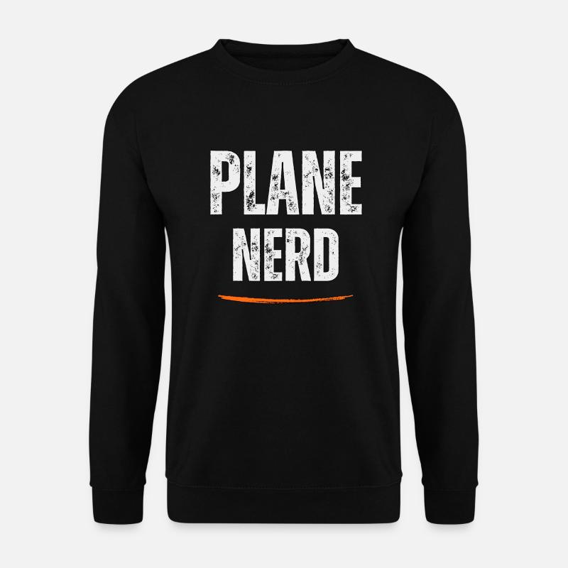 Flugzeug-Nerd, Luftfahrt-Liebhaber - Unisex Pullover - Schwarz